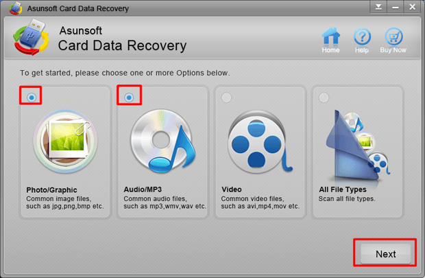 card data recovery