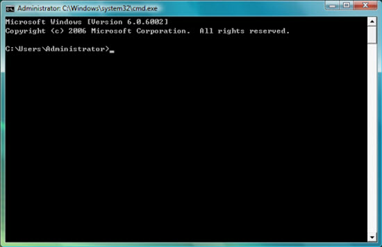 bypass Windows vista password by CMD