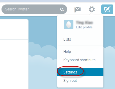 Twitter Settings