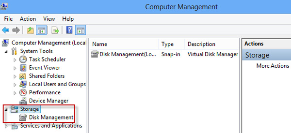 Click Disk Management