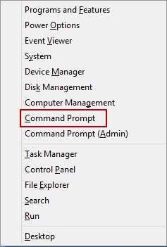 Start command prompt