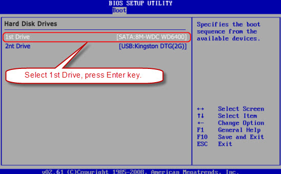 PC boots to BIOS screen