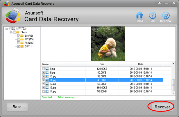 camera internal memory photo recovery