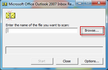 Browse pst file