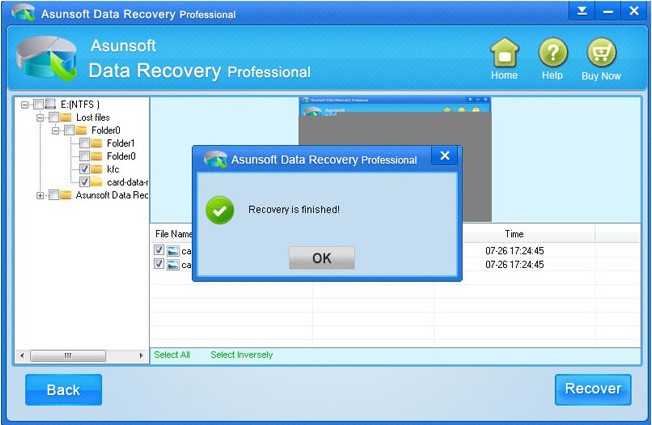 lost data come back