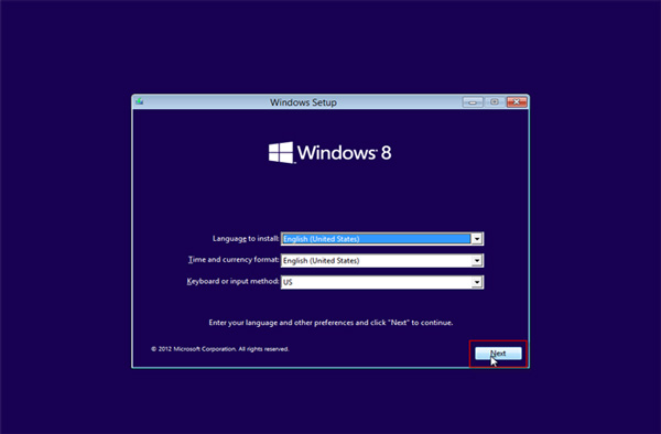 Click Install now