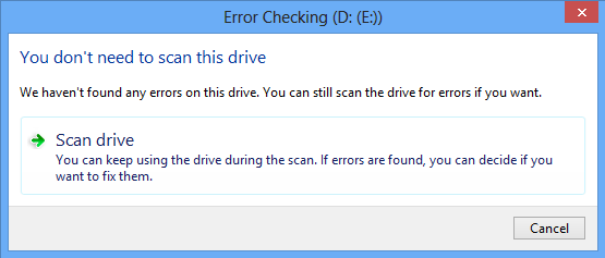 error checking