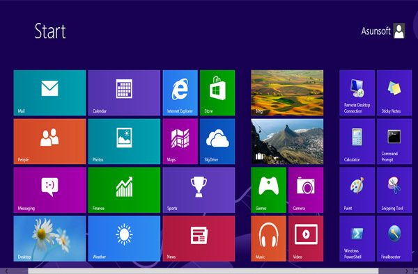 Windows 8 is installed