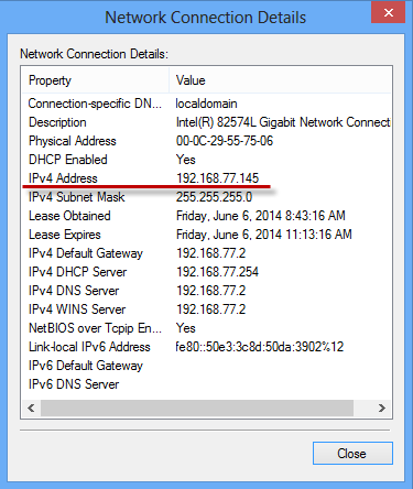 ipv4 address