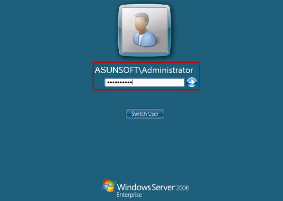 reset Windows 2008 domain user password