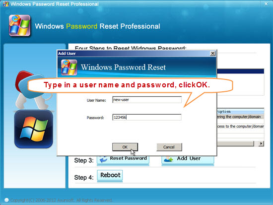 Vista password recovery